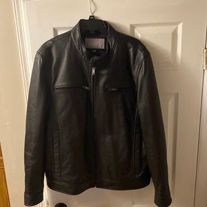 Men’s leather racer/moto Jacket